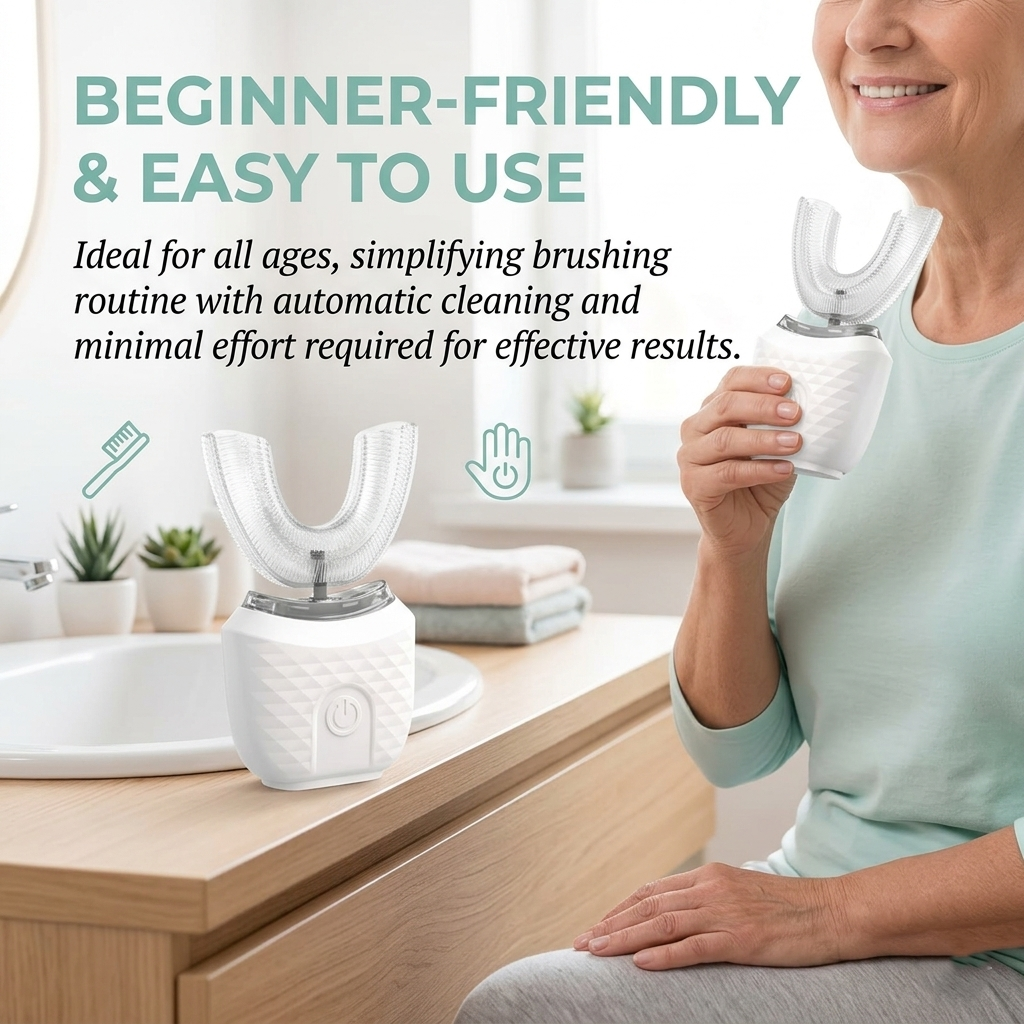 UClean™ – Smart U-Shaped Electric Toothbrush