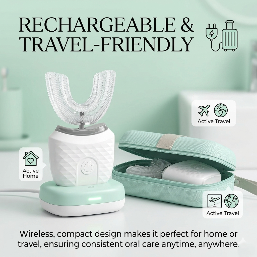 UClean™ – Smart U-Shaped Electric Toothbrush
